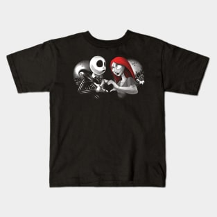 Her Skeleton and His Doll Kids T-Shirt